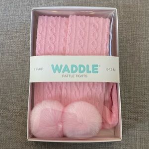 Waddle Rattle Tights, NEW in box, 6-12 months